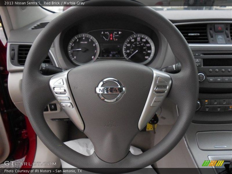 Red Brick / Marble Gray 2013 Nissan Sentra S