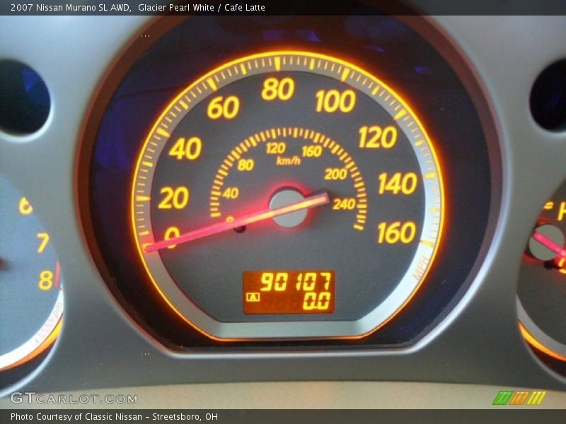 Glacier Pearl White / Cafe Latte 2007 Nissan Murano SL AWD