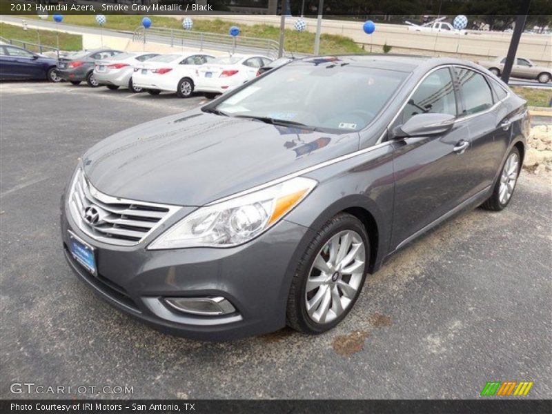 Smoke Gray Metallic / Black 2012 Hyundai Azera