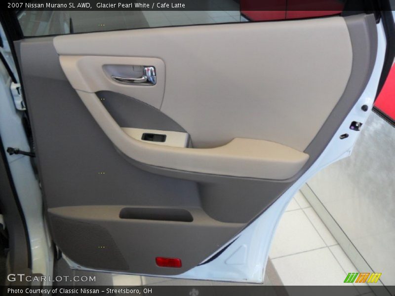 Glacier Pearl White / Cafe Latte 2007 Nissan Murano SL AWD