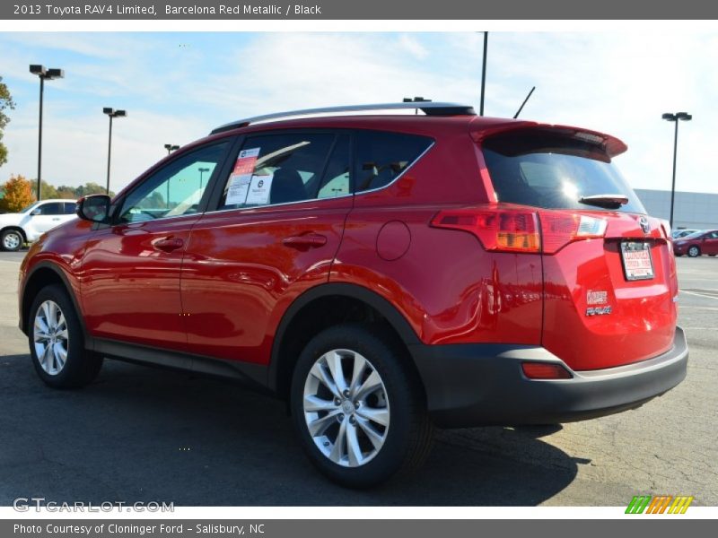 Barcelona Red Metallic / Black 2013 Toyota RAV4 Limited