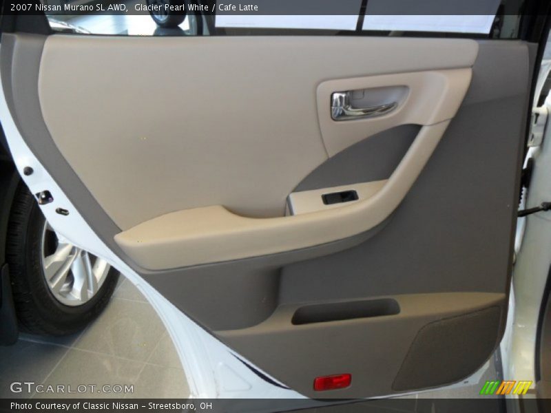 Glacier Pearl White / Cafe Latte 2007 Nissan Murano SL AWD