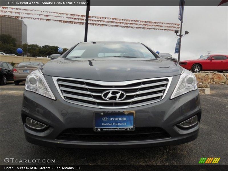 Smoke Gray Metallic / Black 2012 Hyundai Azera