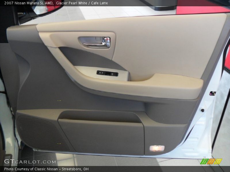 Glacier Pearl White / Cafe Latte 2007 Nissan Murano SL AWD