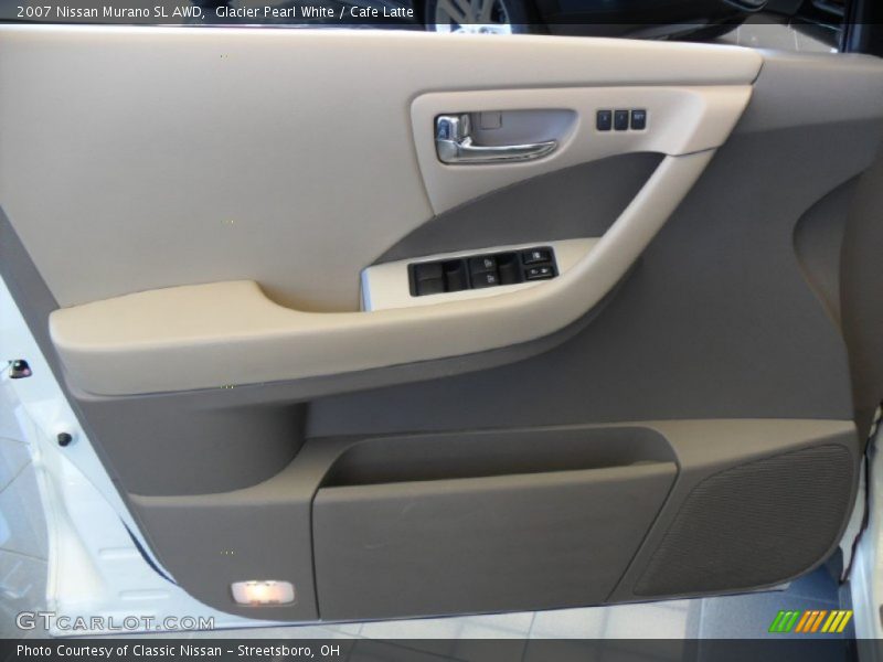 Glacier Pearl White / Cafe Latte 2007 Nissan Murano SL AWD