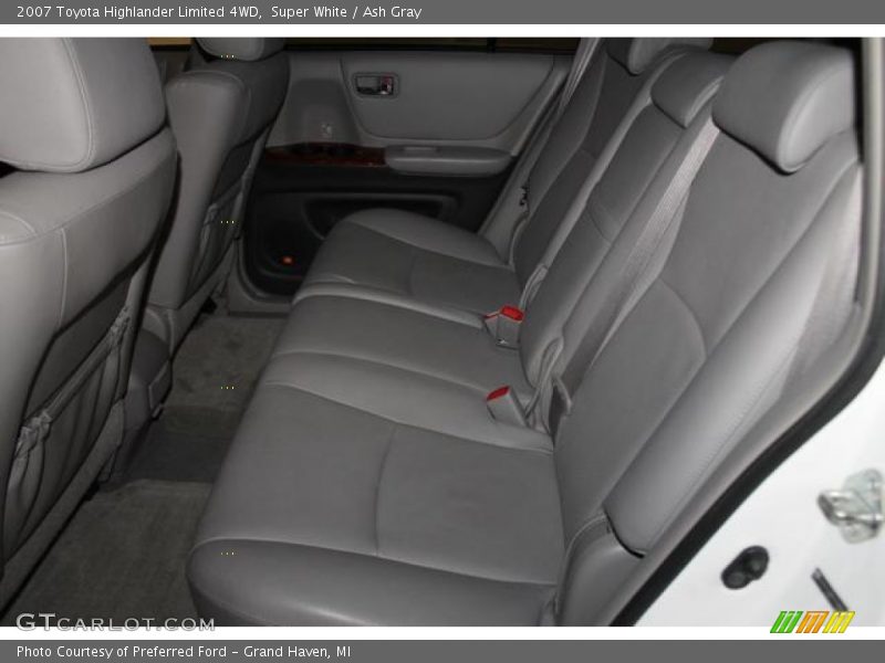 Super White / Ash Gray 2007 Toyota Highlander Limited 4WD