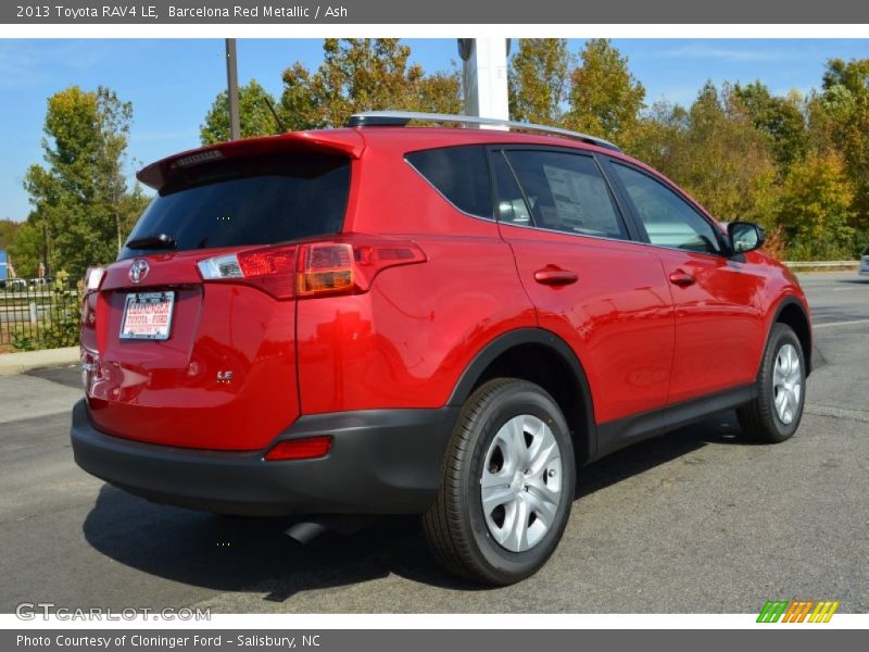Barcelona Red Metallic / Ash 2013 Toyota RAV4 LE