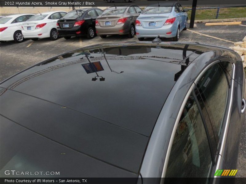 Smoke Gray Metallic / Black 2012 Hyundai Azera