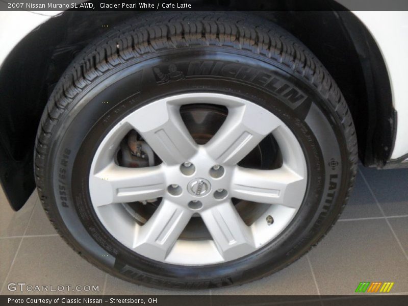 Glacier Pearl White / Cafe Latte 2007 Nissan Murano SL AWD
