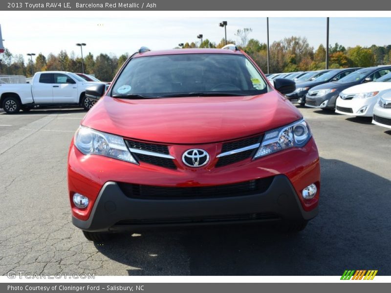 Barcelona Red Metallic / Ash 2013 Toyota RAV4 LE