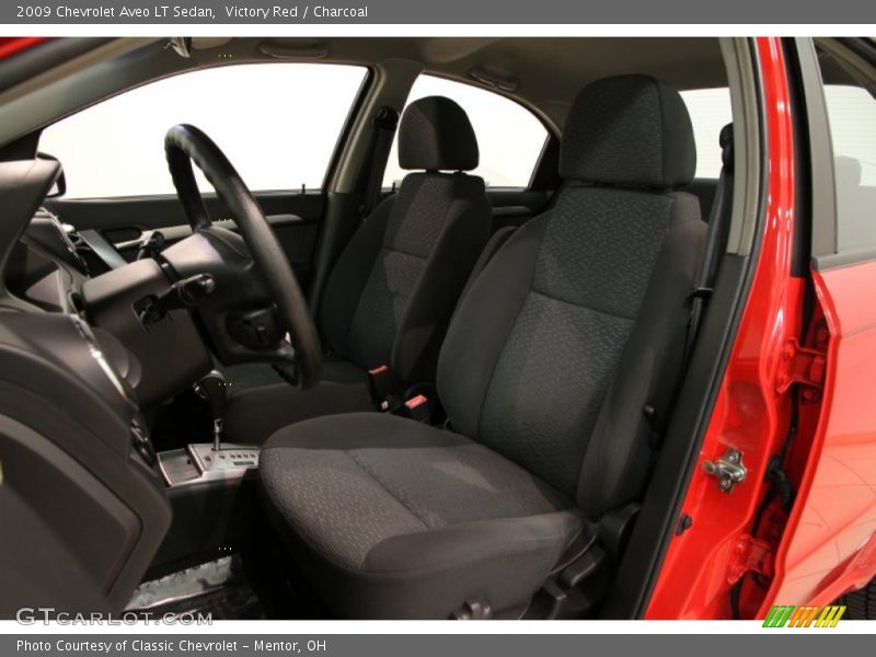 Victory Red / Charcoal 2009 Chevrolet Aveo LT Sedan