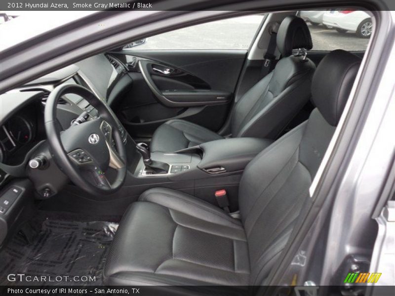 Smoke Gray Metallic / Black 2012 Hyundai Azera