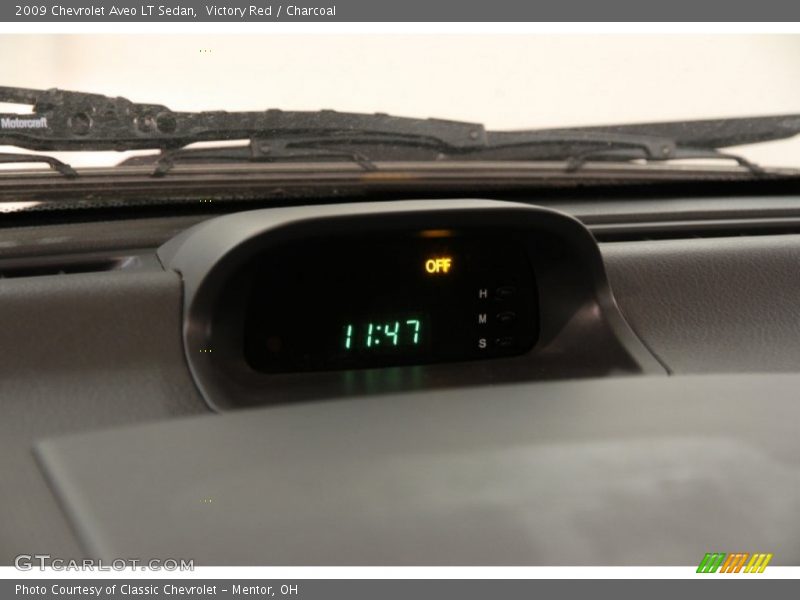 Victory Red / Charcoal 2009 Chevrolet Aveo LT Sedan