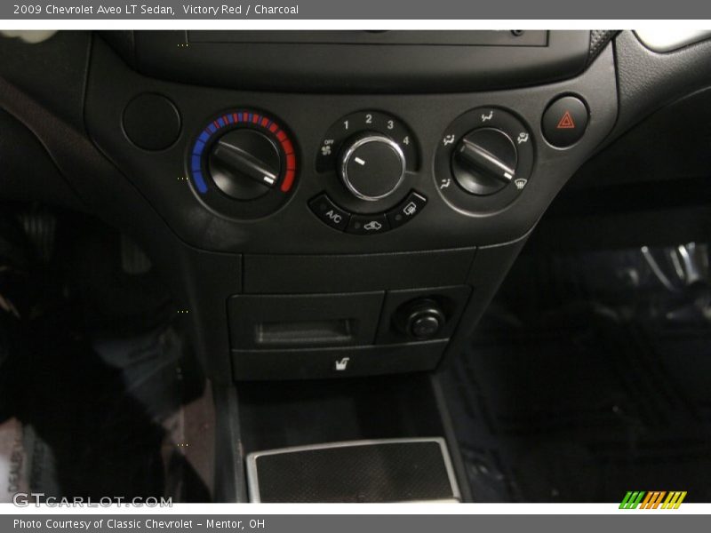 Victory Red / Charcoal 2009 Chevrolet Aveo LT Sedan