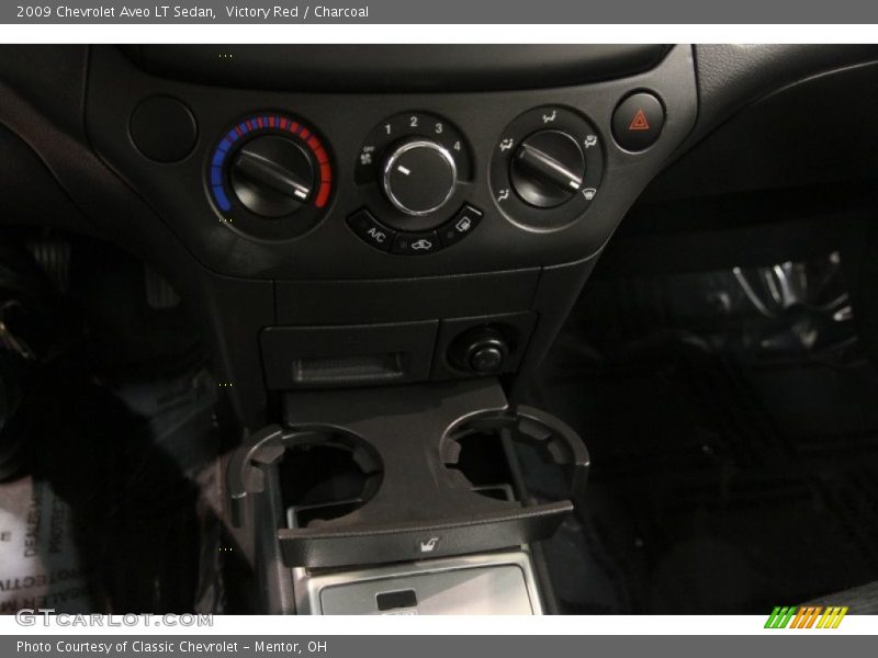 Victory Red / Charcoal 2009 Chevrolet Aveo LT Sedan