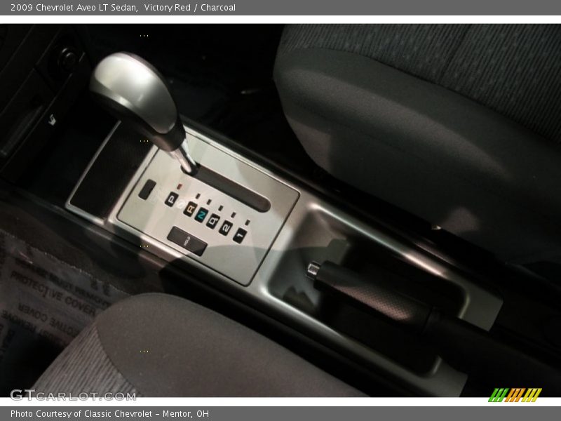 Victory Red / Charcoal 2009 Chevrolet Aveo LT Sedan