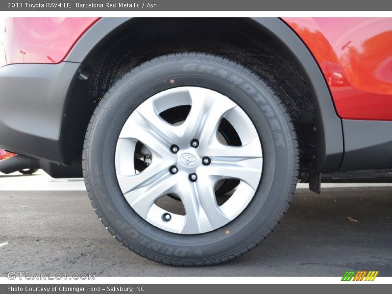 Barcelona Red Metallic / Ash 2013 Toyota RAV4 LE