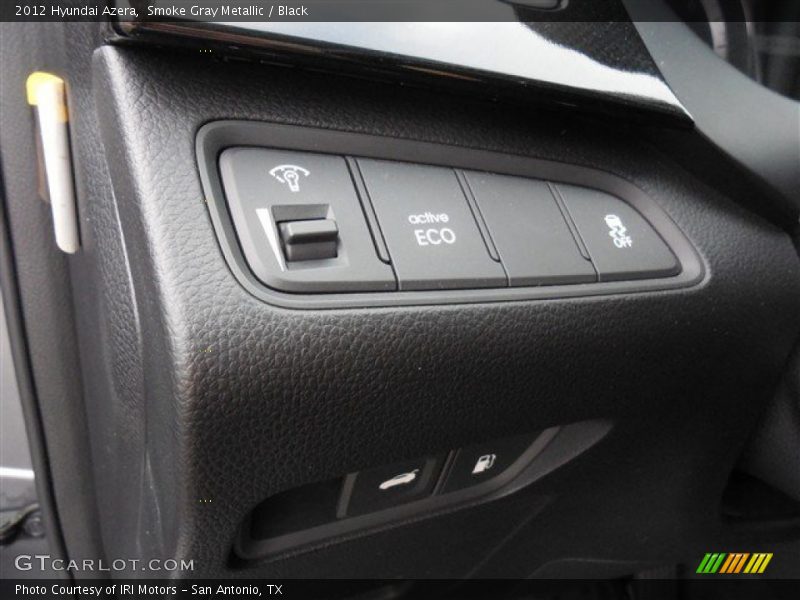Smoke Gray Metallic / Black 2012 Hyundai Azera