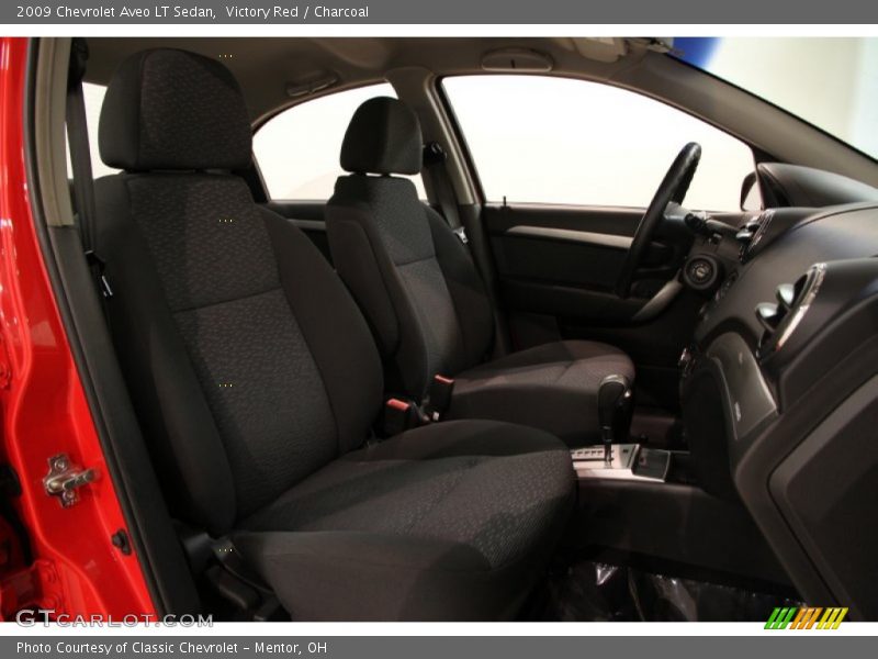 Victory Red / Charcoal 2009 Chevrolet Aveo LT Sedan