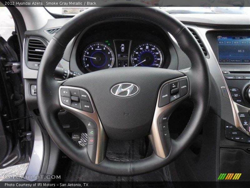 Smoke Gray Metallic / Black 2012 Hyundai Azera