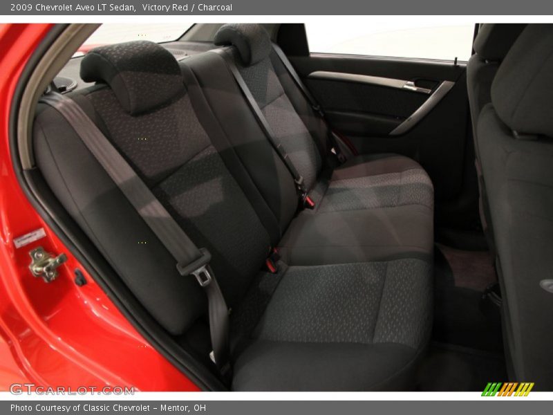 Victory Red / Charcoal 2009 Chevrolet Aveo LT Sedan