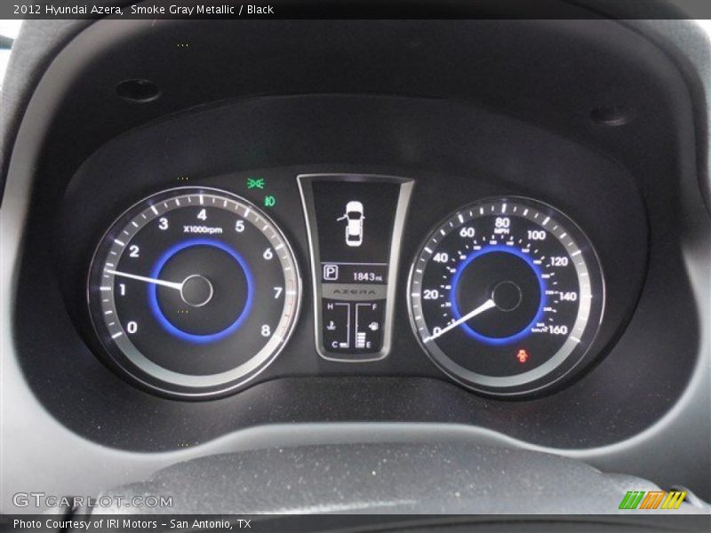 Smoke Gray Metallic / Black 2012 Hyundai Azera