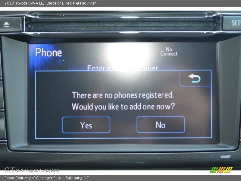 Barcelona Red Metallic / Ash 2013 Toyota RAV4 LE