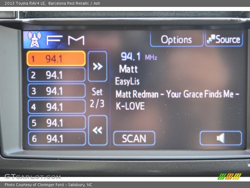 Barcelona Red Metallic / Ash 2013 Toyota RAV4 LE