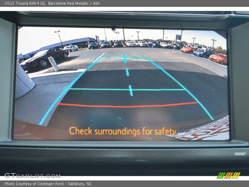 Barcelona Red Metallic / Ash 2013 Toyota RAV4 LE
