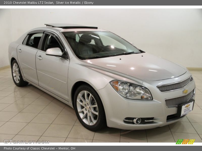 Silver Ice Metallic / Ebony 2010 Chevrolet Malibu LTZ Sedan