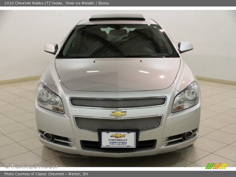 Silver Ice Metallic / Ebony 2010 Chevrolet Malibu LTZ Sedan