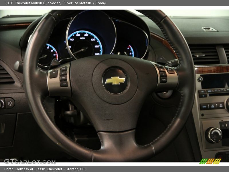 Silver Ice Metallic / Ebony 2010 Chevrolet Malibu LTZ Sedan