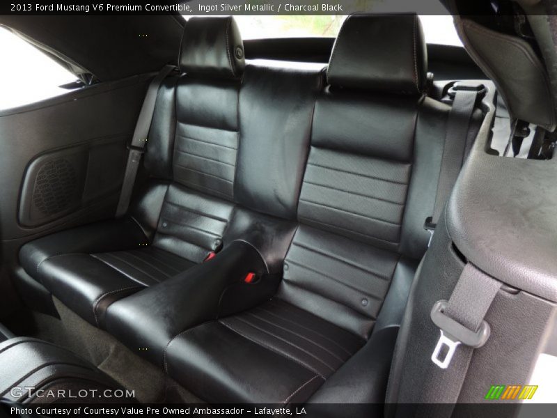 Ingot Silver Metallic / Charcoal Black 2013 Ford Mustang V6 Premium Convertible
