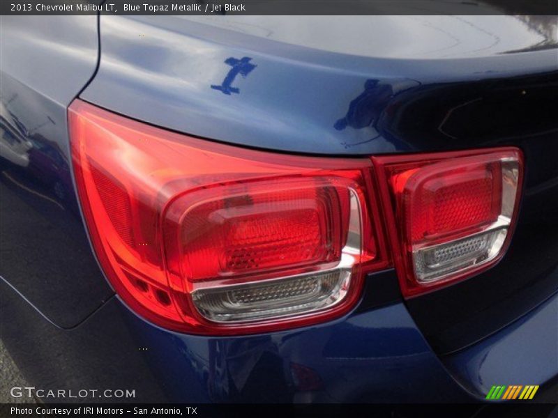 Blue Topaz Metallic / Jet Black 2013 Chevrolet Malibu LT