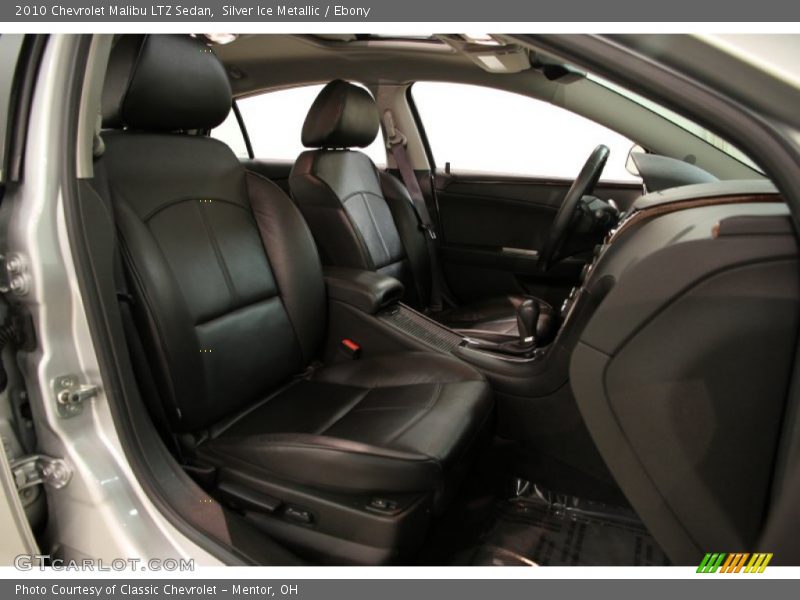 Silver Ice Metallic / Ebony 2010 Chevrolet Malibu LTZ Sedan