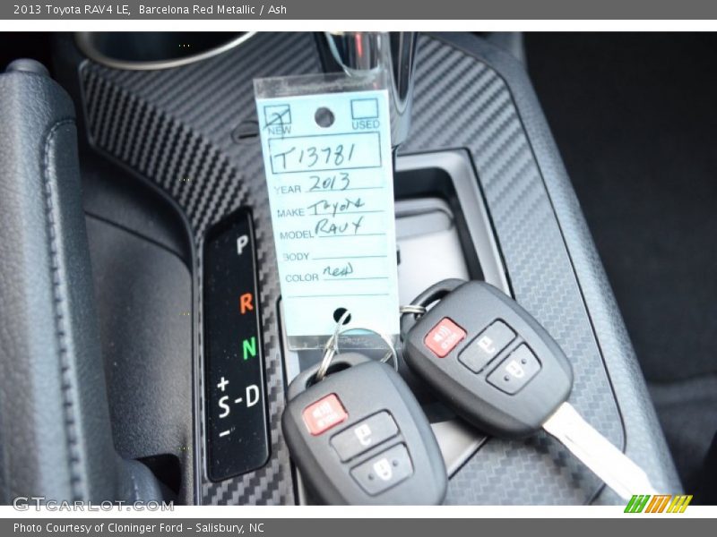 Barcelona Red Metallic / Ash 2013 Toyota RAV4 LE