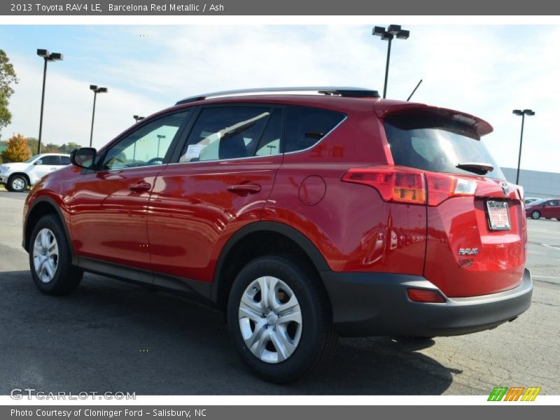 Barcelona Red Metallic / Ash 2013 Toyota RAV4 LE