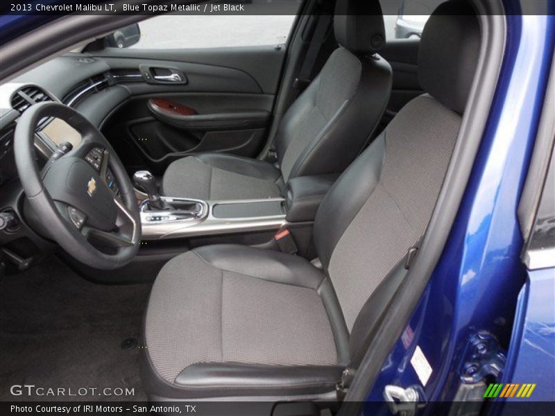 Blue Topaz Metallic / Jet Black 2013 Chevrolet Malibu LT