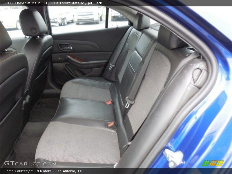 Blue Topaz Metallic / Jet Black 2013 Chevrolet Malibu LT