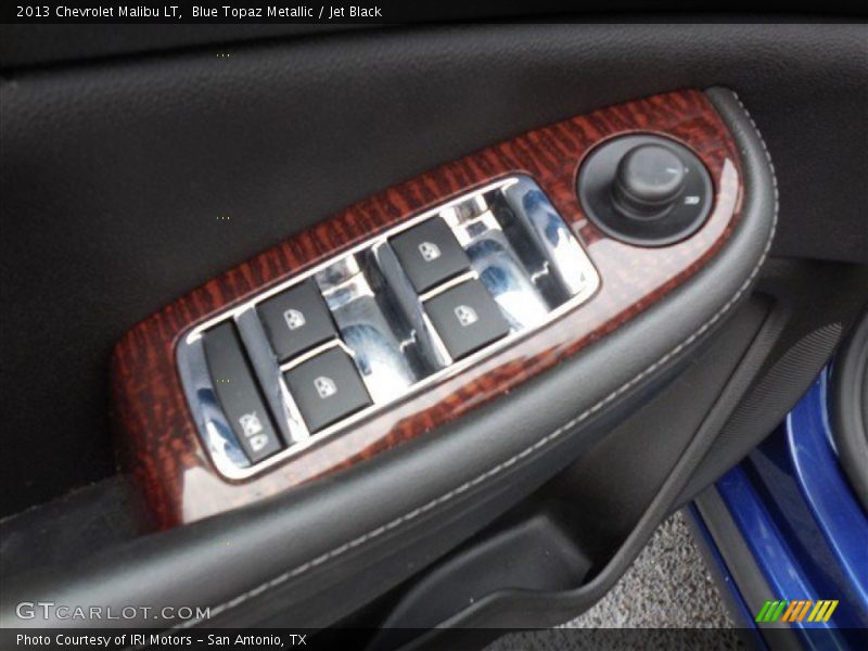 Blue Topaz Metallic / Jet Black 2013 Chevrolet Malibu LT