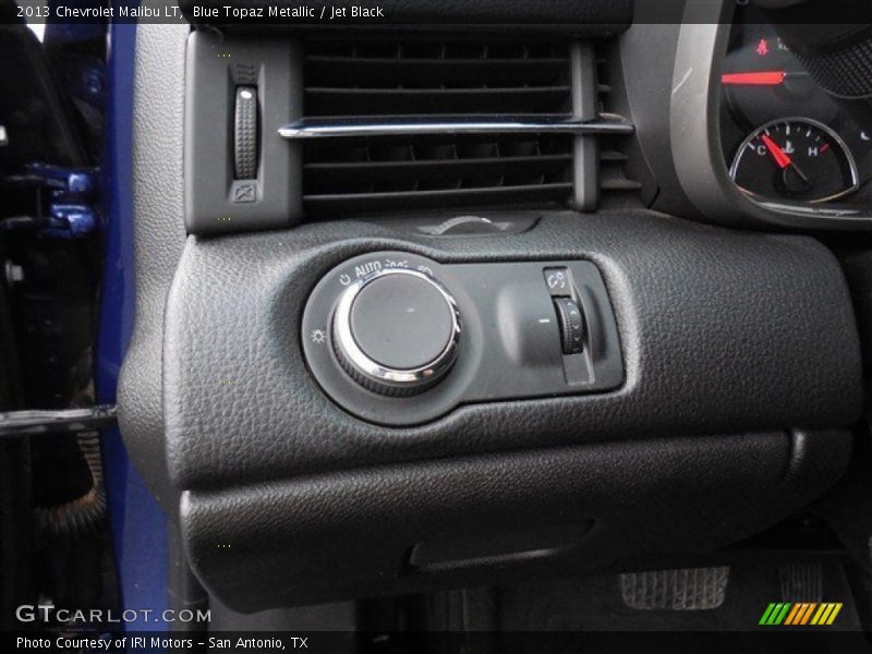 Blue Topaz Metallic / Jet Black 2013 Chevrolet Malibu LT