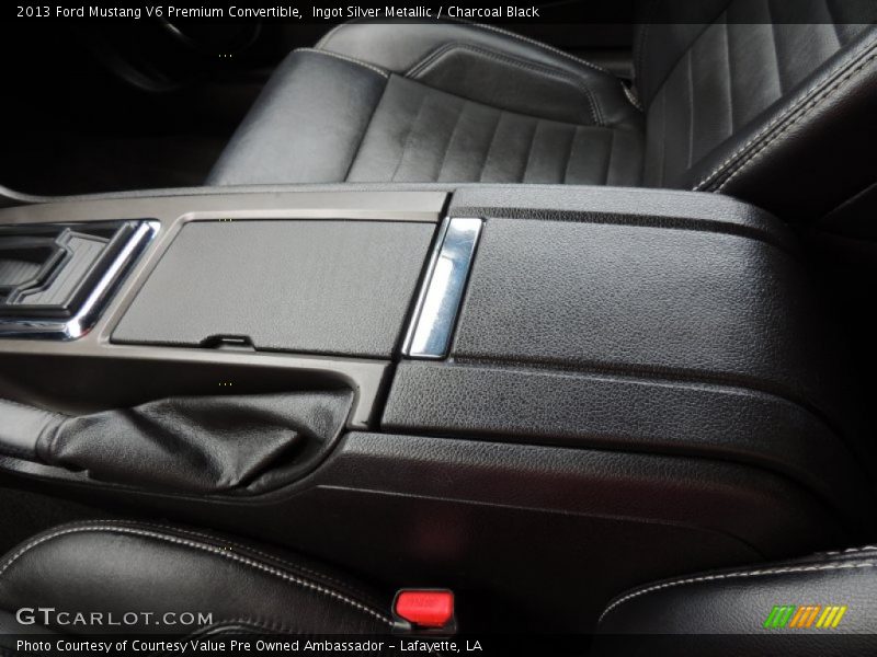 Ingot Silver Metallic / Charcoal Black 2013 Ford Mustang V6 Premium Convertible
