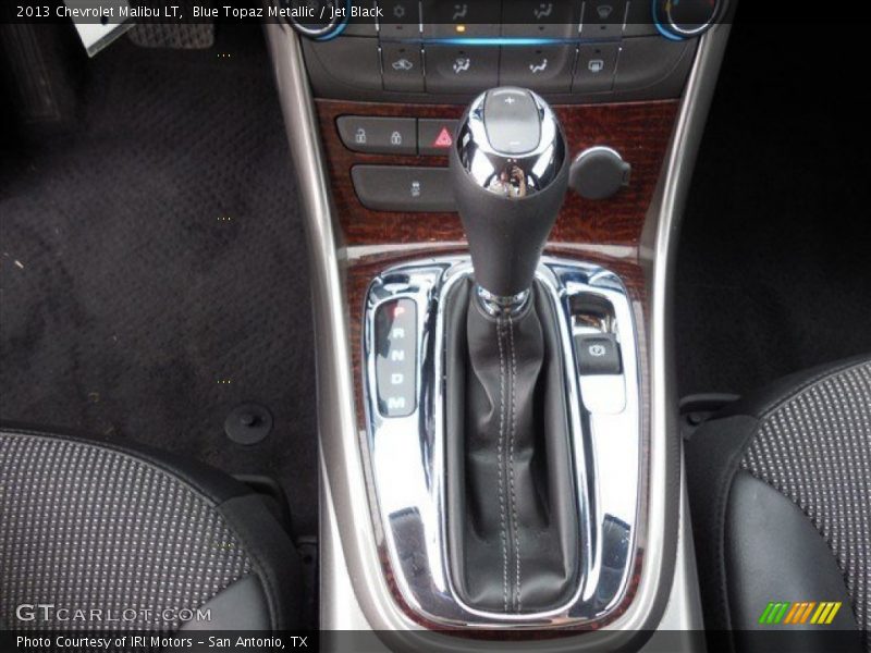 Blue Topaz Metallic / Jet Black 2013 Chevrolet Malibu LT