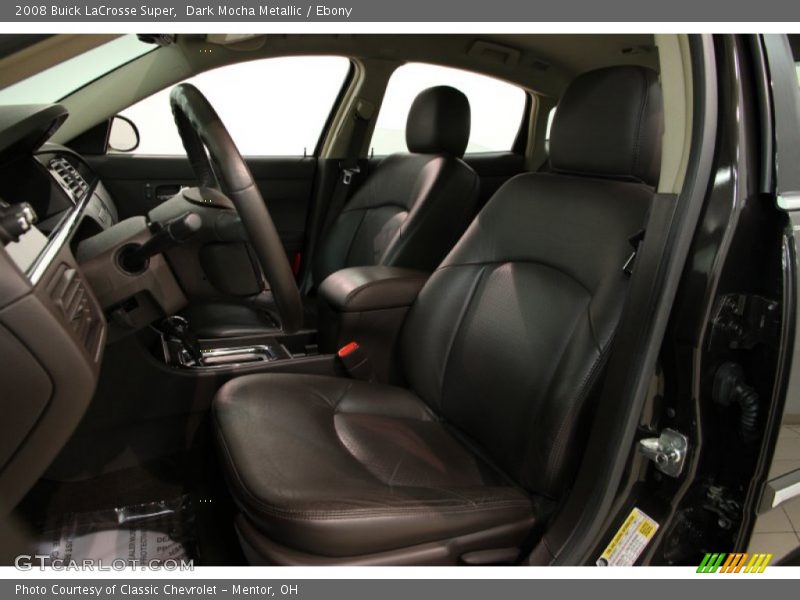 Front Seat of 2008 LaCrosse Super