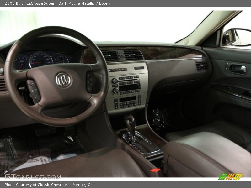 Dark Mocha Metallic / Ebony 2008 Buick LaCrosse Super