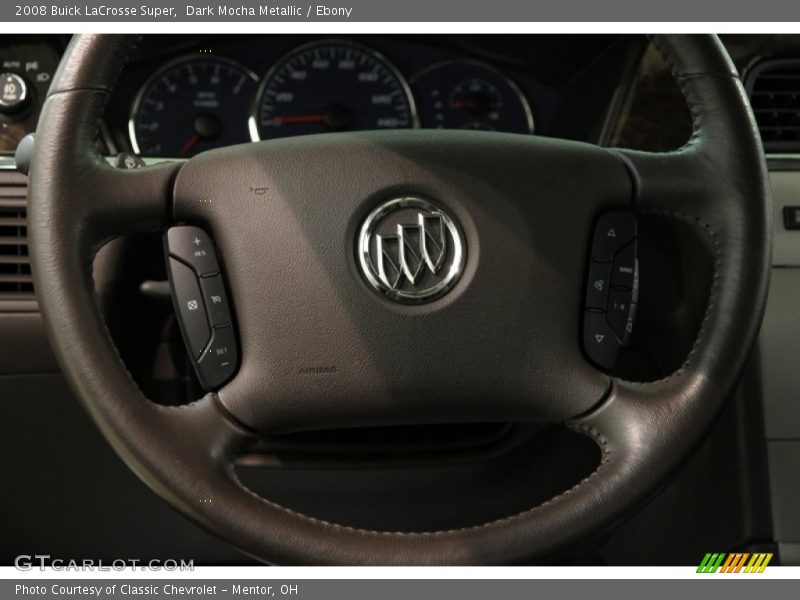 Dark Mocha Metallic / Ebony 2008 Buick LaCrosse Super