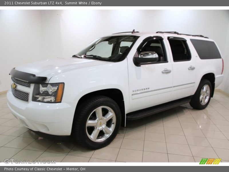 Summit White / Ebony 2011 Chevrolet Suburban LTZ 4x4
