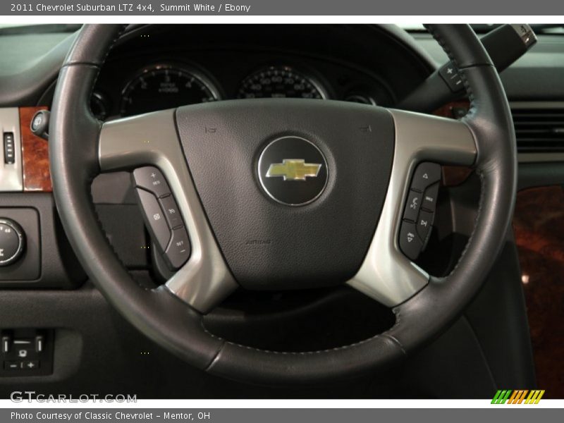 Summit White / Ebony 2011 Chevrolet Suburban LTZ 4x4
