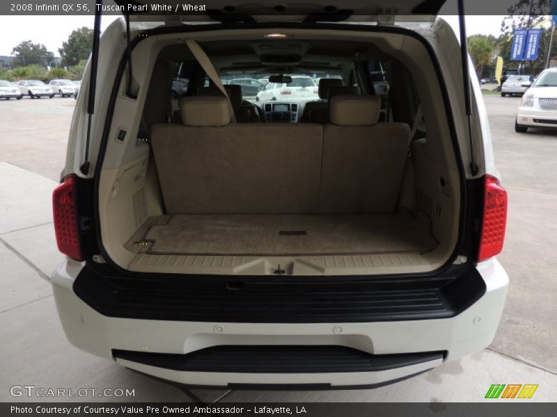 Tuscan Pearl White / Wheat 2008 Infiniti QX 56
