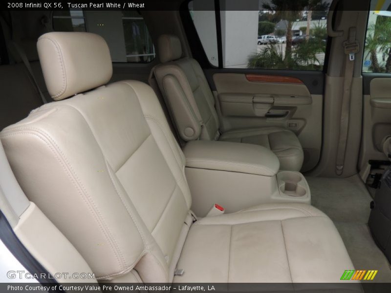Tuscan Pearl White / Wheat 2008 Infiniti QX 56